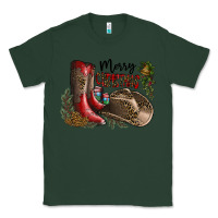 Sports Green Merry Christmas Classic Tee - SublimationCraftShop