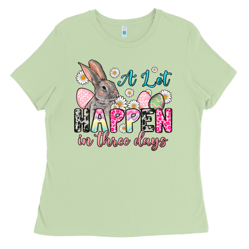 A Lot Can Happen In Three Days Ladies Tee by NancyCooperArtShop | Teevron