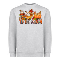 Heather Grey tis the season Heavyweight Sweatshirt - CowGirlArtShop