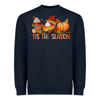 Navy tis the season Heavyweight Sweatshirt - CowGirlArtShop