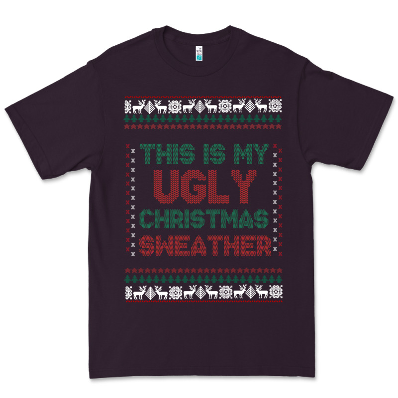 This Is My Ugly Christmas Premium Tee by MaliasSmallBusiness | Teevron
