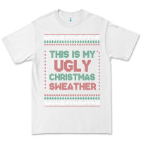 White this is my ugly christmas Premium Tee - MaliasSmallBusiness