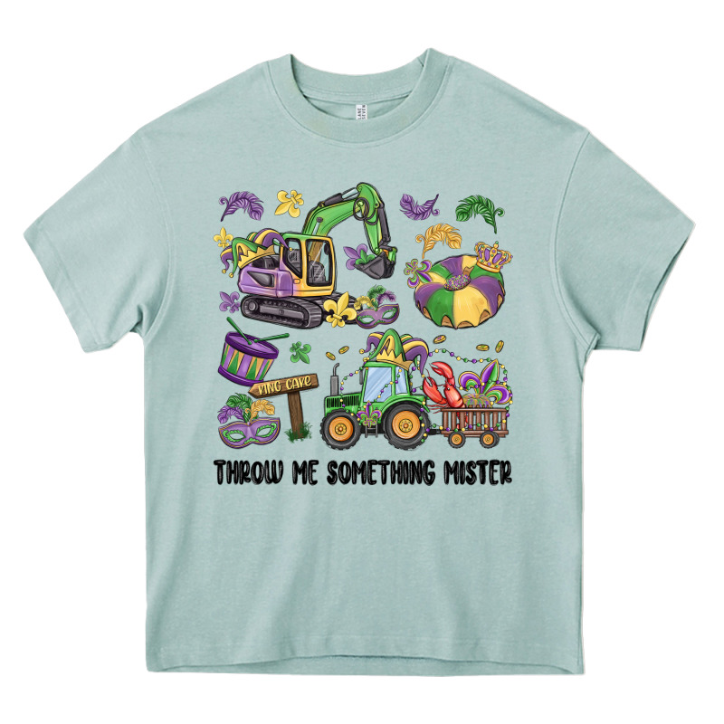 Throw Me Something Mister Heavy Core Tee by MaliasSmallBusiness | Teevron