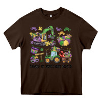 Chocolate Brown throw me something mister Heavy Core Tee - MaliasSmallBusiness
