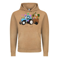 Vintage Camel easter tracktor bunny carrot flowers  egg Vintage Hoodie - RanaPortraitStore