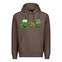 Coffee Cactus Lover Cactus Coffee Cups Premium Hoodie - FaDigitalArtStudio
