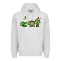 Dove Grey Cactus Lover Cactus Coffee Cups Premium Hoodie - FaDigitalArtStudio
