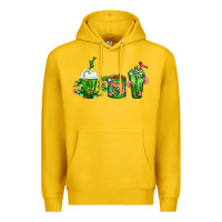 Lemon Cactus Lover Cactus Coffee Cups Premium Hoodie - FaDigitalArtStudio