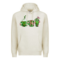 Oatmeal Heather Cactus Lover Cactus Coffee Cups Premium Hoodie - FaDigitalArtStudio