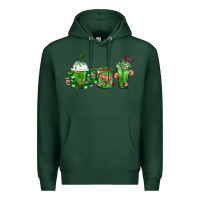 Sports Green Cactus Lover Cactus Coffee Cups Premium Hoodie - FaDigitalArtStudio