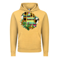 Vintage Mustard Chihuahua State Of Mexico Map Vintage Hoodie - RanaPortraitStore