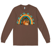 Chestnut Rainbow Thankful with Gemstone Long Sleeve Tee - texasbilliewilder