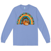 Colony Blue Rainbow Thankful with Gemstone Long Sleeve Tee - texasbilliewilder