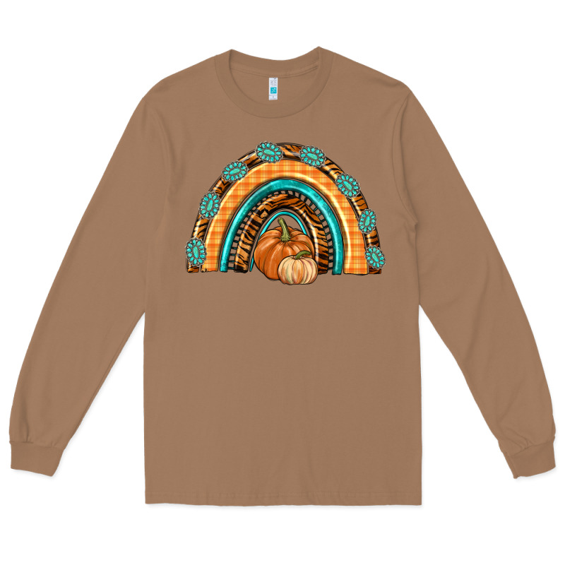 Rainbow Thankful With Gemstone Long Sleeve Tee by texasbilliewilder | Teevron