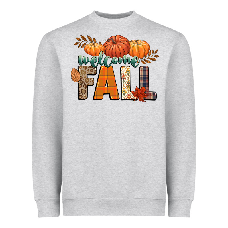Welcome Fall Heavyweight Sweatshirt by CowGirlArtShop | Teevron