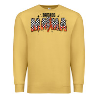 Antique Gold baddas mama Premium Sweatshirt - CowhideDigitalArt