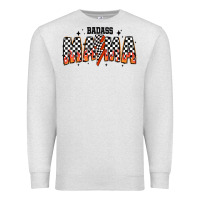 Oatmeal Heather baddas mama Premium Sweatshirt - CowhideDigitalArt