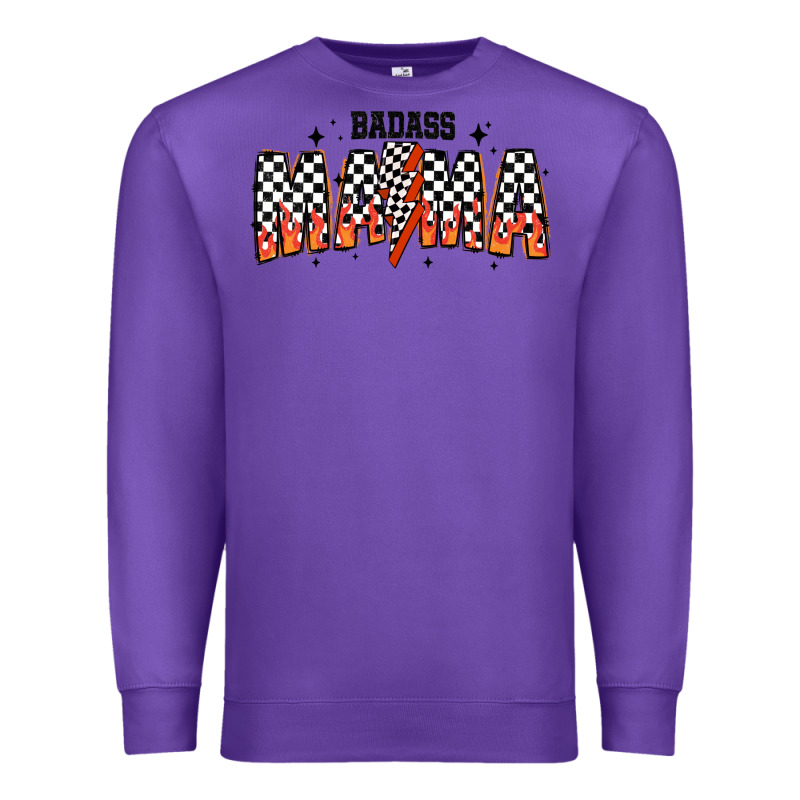 Baddas Mama Premium Sweatshirt by CowhideDigitalArt | Teevron