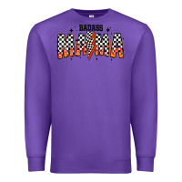 Purple baddas mama Premium Sweatshirt - CowhideDigitalArt