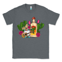 Charcoal Heather mexican tequila gnomes guitar roses cactus serape Classic Tee - Artiststas