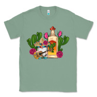 Sage mexican tequila gnomes guitar roses cactus serape Classic Tee - Artiststas