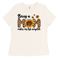 Bone being a mom makes my life complete Ladies Tee - MaliasSmallBusiness
