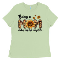 Matcha being a mom makes my life complete Ladies Tee - MaliasSmallBusiness