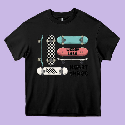 Worry Less Heavy Core Tee Designed By Maliassmallbusiness