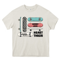 Cream worry less Heavy Core Tee - MaliasSmallBusiness