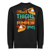 Black thick thighs and pumpkin pies Heavyweight Sweatshirt - CowGirlArtShop