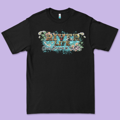 River Life Premium Tee Designed By Nancycooperartshop