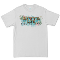 Dove Grey river life Premium Tee - NancyCooperArtShop