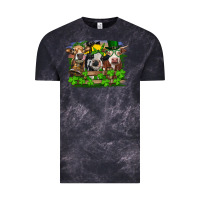 Cloud Black St patrick's day heifers Vintage Tee - RanaPortraitStore