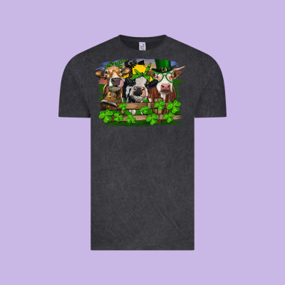 St Patrick's Day Heifers Vintage Tee Designed By Ranaportraitstore