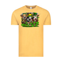 Vintage Mustard St patrick's day heifers Vintage Tee - RanaPortraitStore
