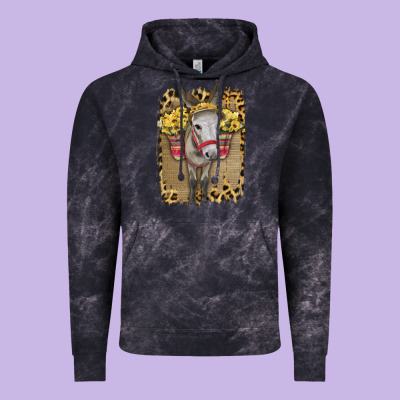 Donkey With Sunflowers Vintage Hoodie Designed By Bettercallsaul