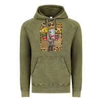 Vintage Olive Donkey With Sunflowers Vintage Hoodie - Bettercallsaul