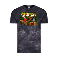 Cloud Black Christmas Vintage Tee - RanaPortraitStore