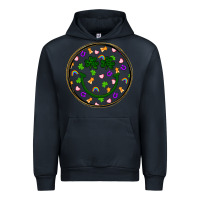 Navy st patrick s day smiley face Urban Hoodie - Artiststas