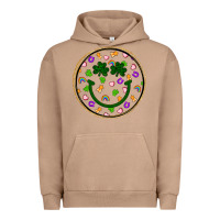 Pigment Burro st patrick s day smiley face Urban Hoodie - Artiststas