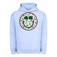 Pigment Grape Ice st patrick s day smiley face Urban Hoodie - Artiststas