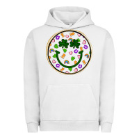 Pigment Lunar Rock st patrick s day smiley face Urban Hoodie - Artiststas