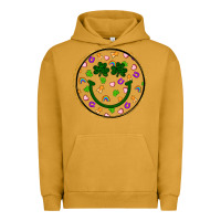Pigment Peanut Butter st patrick s day smiley face Urban Hoodie - Artiststas