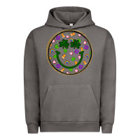 Pigment Tornado st patrick s day smiley face Urban Hoodie - Artiststas