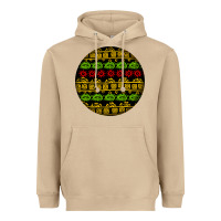 Mushroom african masks round earrings Heavyweight Hoodie - BundleAndBundleShop