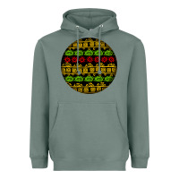 Sage african masks round earrings Heavyweight Hoodie - BundleAndBundleShop
