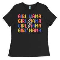 Black girl mama lightning bolt Ladies Tee - MaliasSmallBusiness