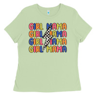 Matcha girl mama lightning bolt Ladies Tee - MaliasSmallBusiness