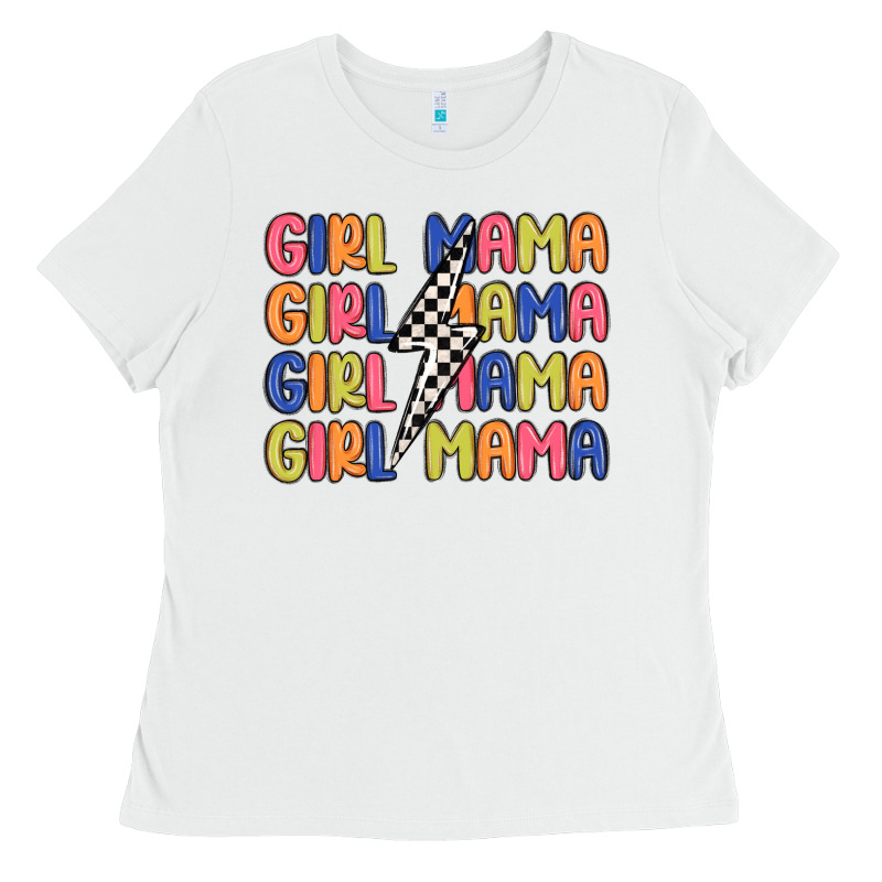 Girl Mama Lightning Bolt Ladies Tee by MaliasSmallBusiness | Teevron