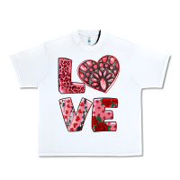 White love  with pink gemstone Urban Heavy Tee - RanaPortraitStore